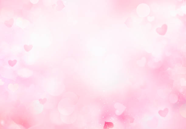 istock Soft pink bokeh,valentine's background. Blurred hearts illustartion. 1367540238