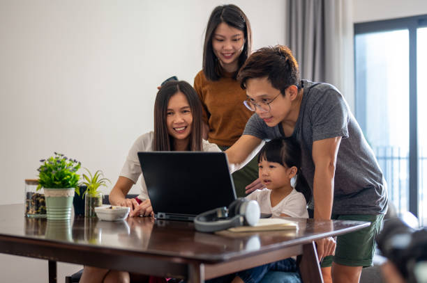 istock Everyone is joining in for the video call 1367541583