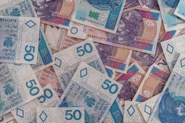 istock loan, Polish zloty paper banknotes 1367545052