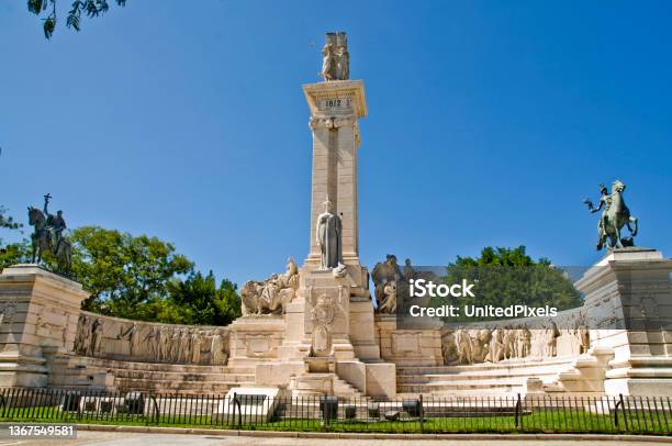 Monument To The Constitution From Cadiz Spain Stock Photo - Download Image Now - Cádiz, Constitution, Monument