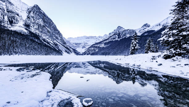 istock Lake Louise, British Columbia, Canada in winter 1367549595