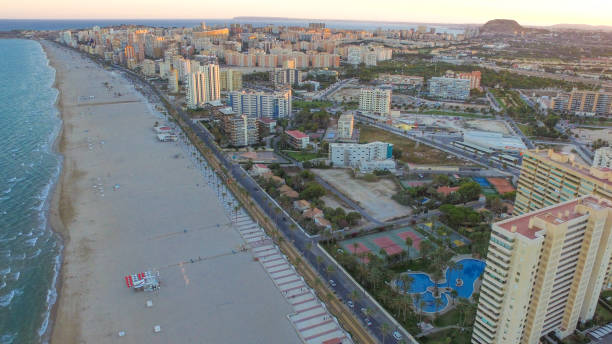 istock Aerial panoramic view of Playa de San Juan 1367553471