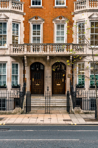 istock Typical London UK apartment building 1367557485