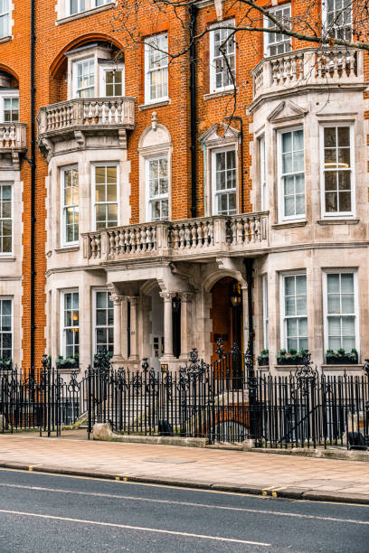 istock Typical London UK apartment building 1367557486