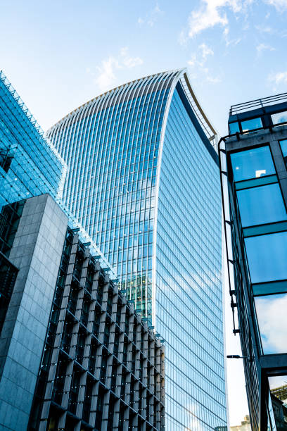 o walkie talkie building em londres inglaterra - património mundial da unesco - fotografias e filmes do acervo