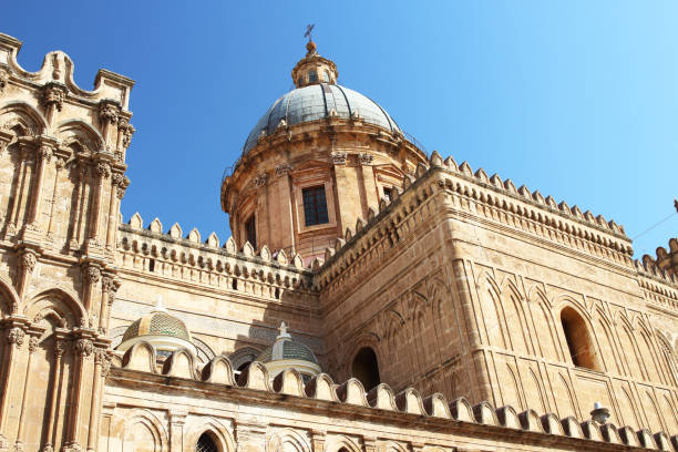 Details of Cathedral of Palermo, Sicily, Italy.