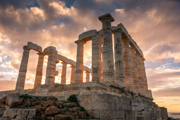 istock Temple of Poseidon in cape Sounion, Greece 1367570524
