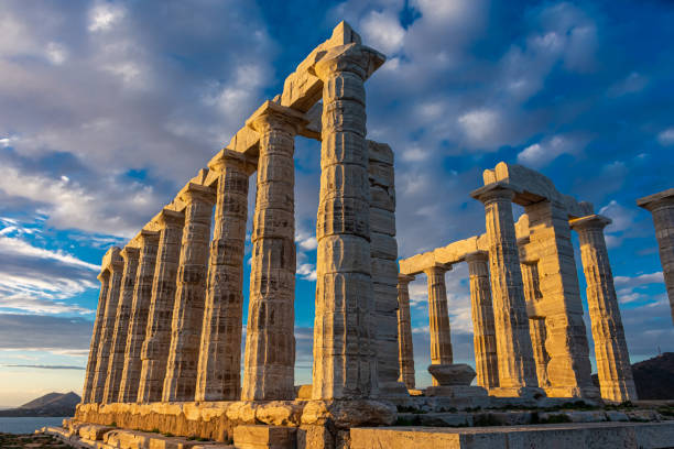 istock Temple of Poseidon in cape Sounion, Greece 1367570533