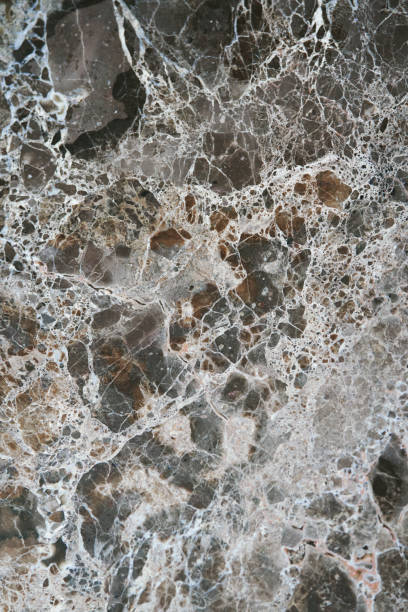 istock Natural marble stone background. Dark brown and grey granite abstract patterns with marble texture. Trendy warm earthy tones 1367572200