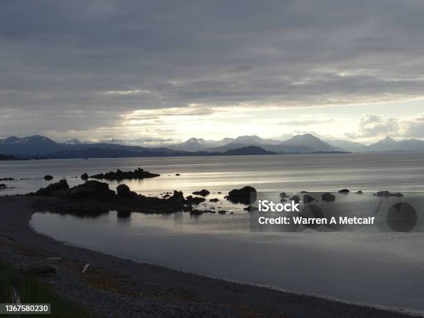 Kodiak Shoreline Sunset Stock Photo - Download Image Now - Sunset, Kodiak Island, Alaska - US State