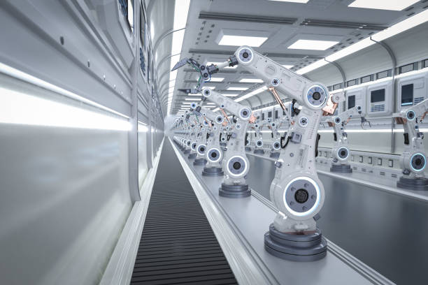 istock robot assembly line in  factory 1367582819