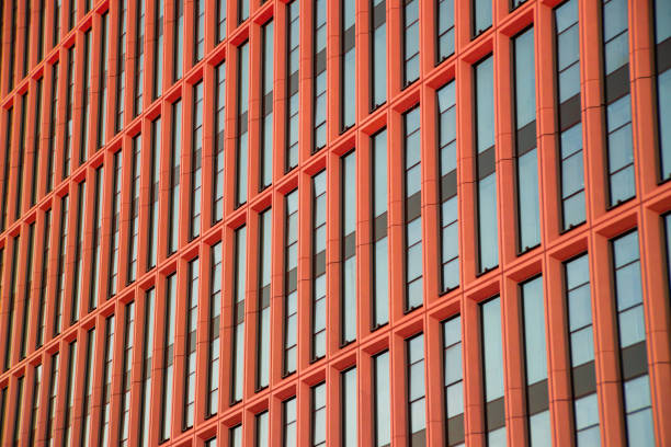 istock Building Glass Curtain Wall texture Background 1367589683
