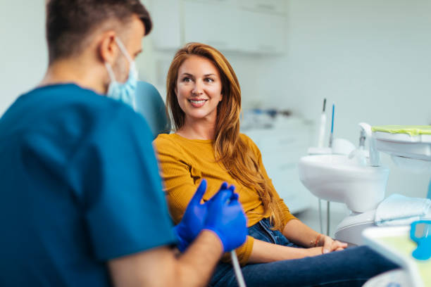 istock Always smiling at the dentists office 1367591268
