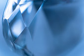 istock Dark BLUE crystal facet, faceted diamond background . 1367603947
