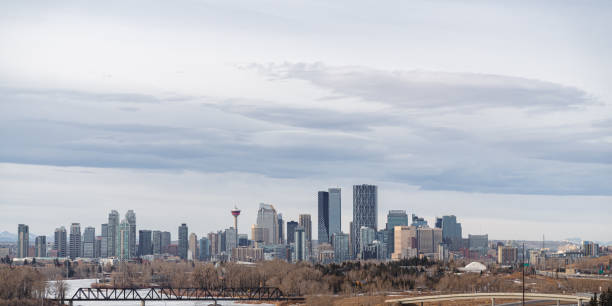 istock Calgary Alberta Canada - 29 January 2022 - Downtown business district Calgary Skyline 1367606853