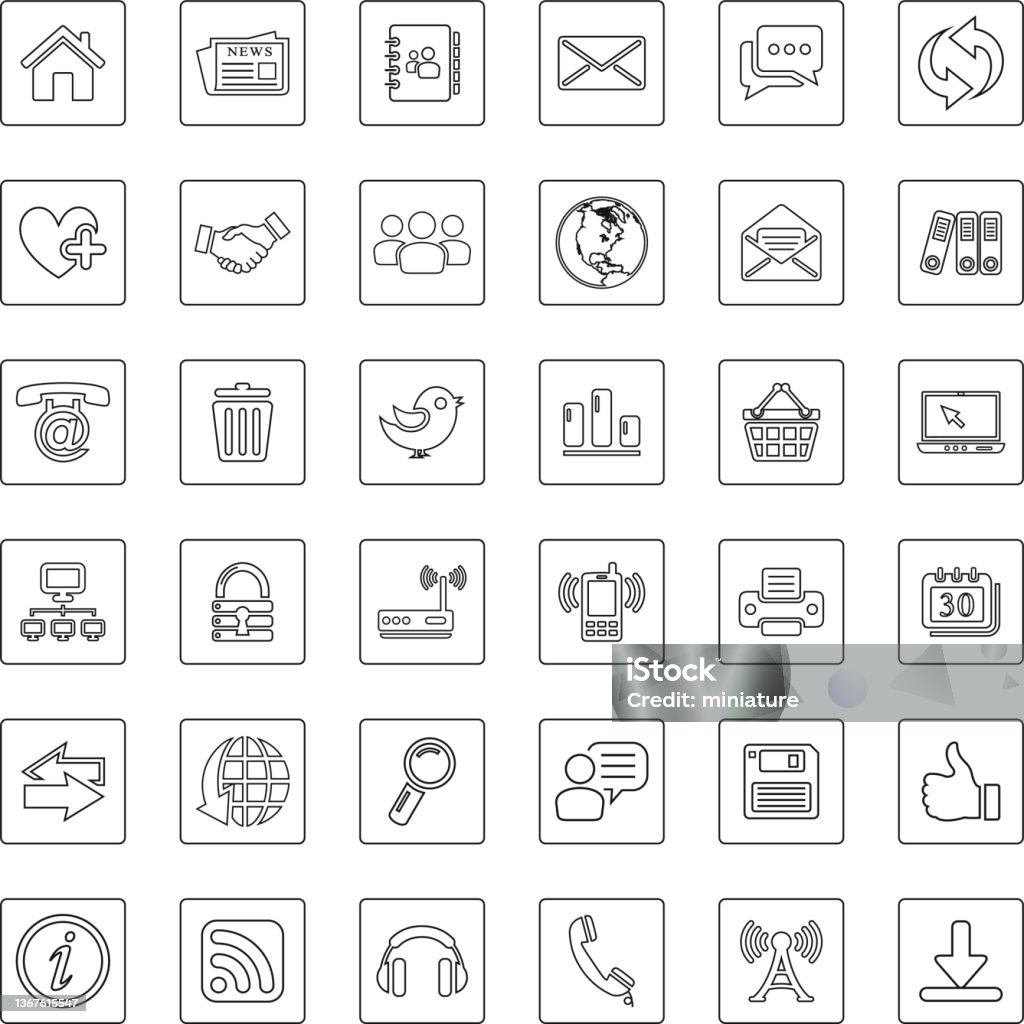 Icônes Web et Communication - clipart vectoriel de Poignée de main libre de droits