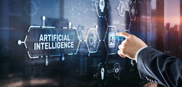 istock Artificial Intelligence Nanotechnologies Business Technologies concept. Futuristic background 1367620712