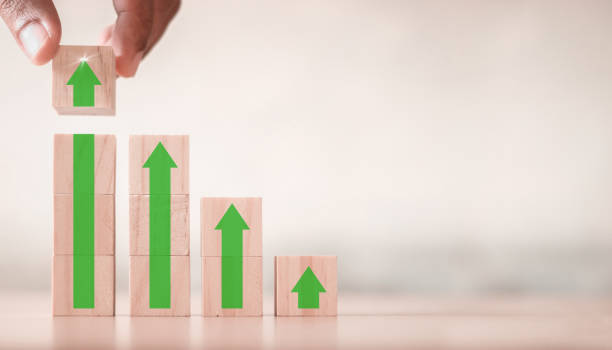 istock Ladder career path for business growth success process concept 1367620976