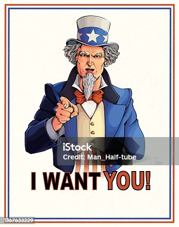 istock Uncle Sam Illustration 1367633229