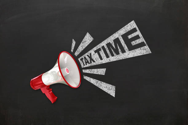 istock Tax day message megaphone reminder 1367639799