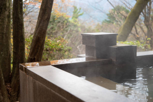 istock Natural springs outside in Hakone Kanagawa autmun 1367642236