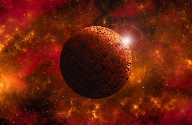 istock Unknown planet from outer space. Space nebula. Cosmic cluster of stars. Outer space background. 3D Illustration 1367642261