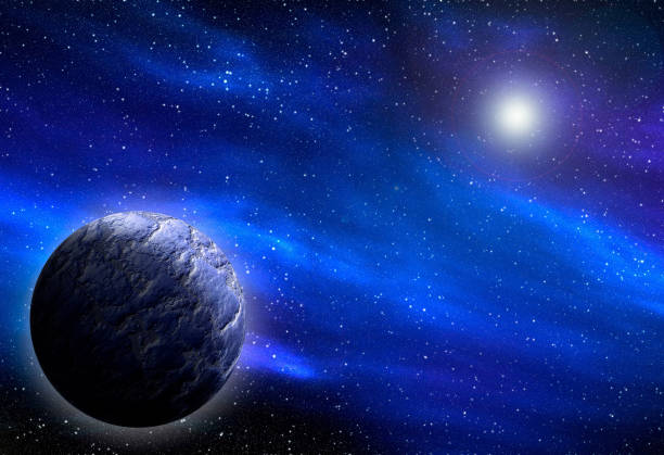 istock Unknown planet from outer space. Space nebula. Cosmic cluster of stars. Outer space background. 3D Illustration 1367642402