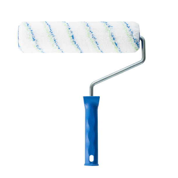 istock roller with a handle for painting. paint roller on a white isolated background 1367643595