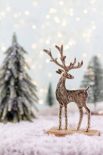 istock Christmas and newyear cozy decoration, bokeh background. 1367643895