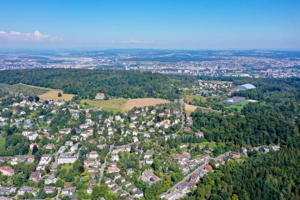 istock Zurich with Zurichberg 1367644983