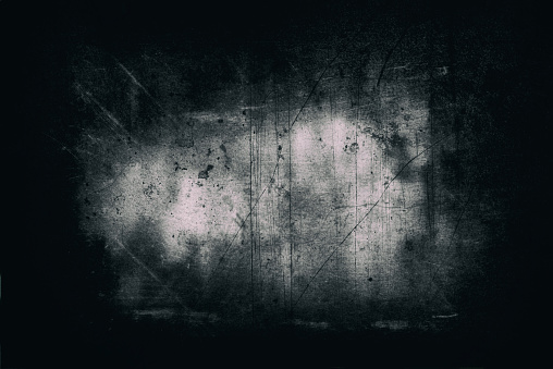 Black Concrete Background with Vignette