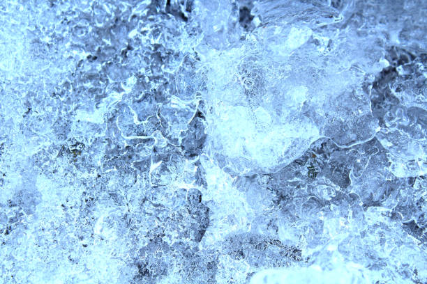 istock Natural ice. Frozen water. Close-up. Background. Texture. 1367653741