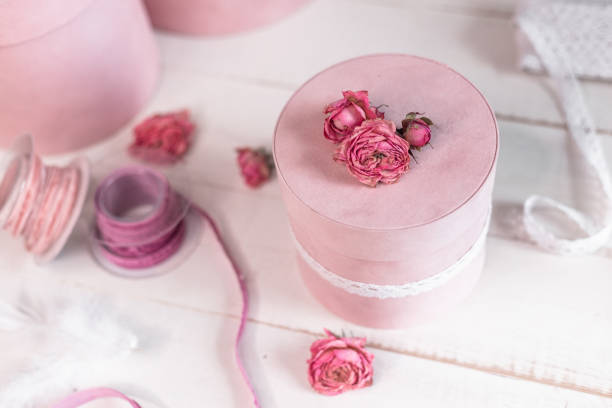 pink rose buds for valentine's day
