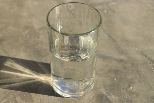 istock pure water glass close up. 1367658978