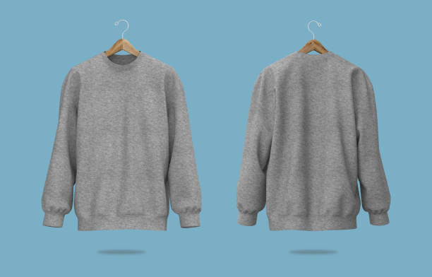 istock Blank sweater mock up in front view, 3d rendering, 3d illustration 1367665524