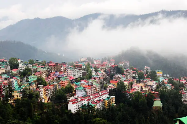 Photo of Village in mountain range