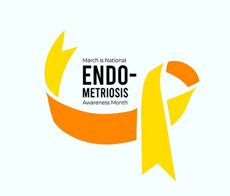 National Endometriosis Awareness Month. Vector illustration on white