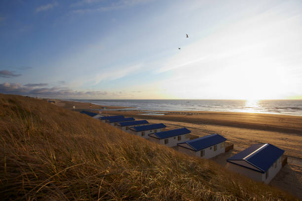 istock Holiday houses on the beach 1367673516