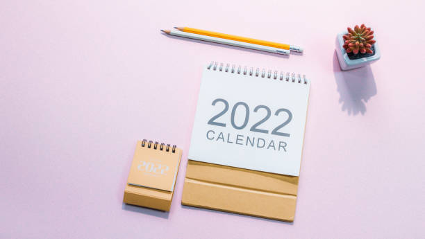 istock 2022 Calendar for your planning and setting goals for the next year. 1367674115