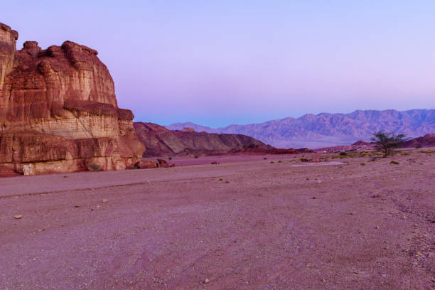 istock Sunset view of the rock formations, Timna desert park 1367679493