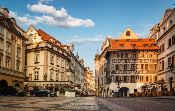 istock Old Town Square in morning 1367680463