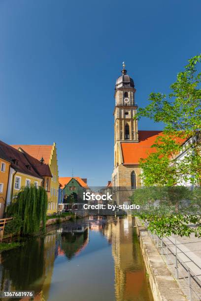 Basilica Of St Martin An Der Vils In Amberg In The Upper Palatinate In Germany Stock Photo - Download Image Now