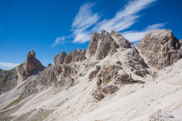 istock Dolomites landscape, trekking path in high mountain. 1367682515