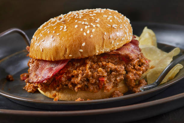 istock Bacon Cheeseburger Sloppy Joe 1367690924