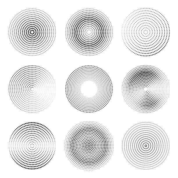 kreisförmige gestaltungselemente - zoom ring stock-grafiken, -clipart, -cartoons und -symbole