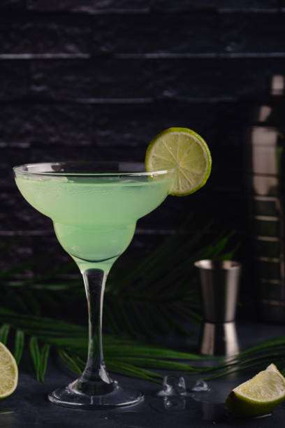 istock Classic Lime Daiquiri Cocktail with a Garnish 1367692216