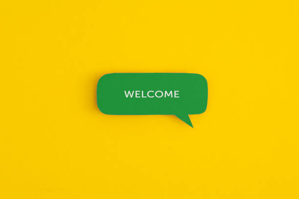 istock Paper speech bubble with the word 