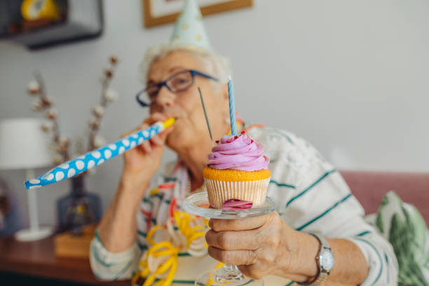 istock Senior woman at home 1367695509