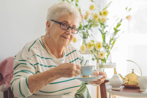 istock Senior woman at home 1367695633