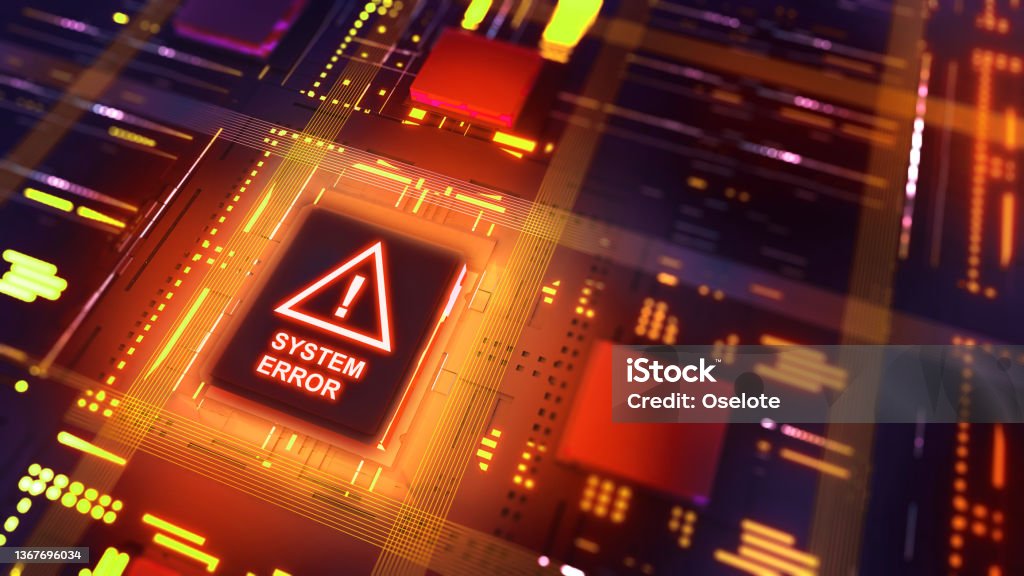 Computer Processing Work Notify A Security Alarmcomputer System ...